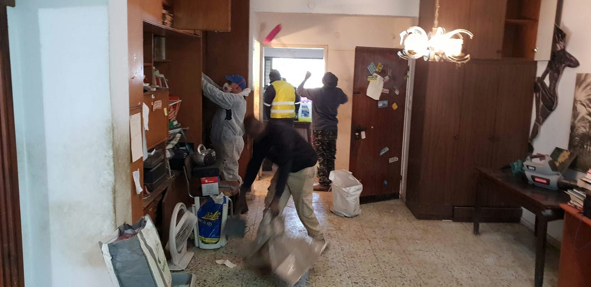 פינוי מקלט וניקיון יסודי - עשה זאת בעצמך
